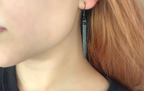 Gothic Coffin Nail Earrings - Handmade Alternative jewelry - Reclaimed Square Nails